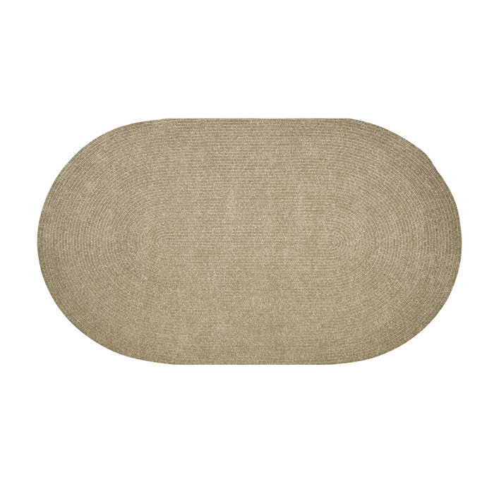 Gracie Oaks Deacon Polyester Chenille Braided Area Rug Dove Wayfair